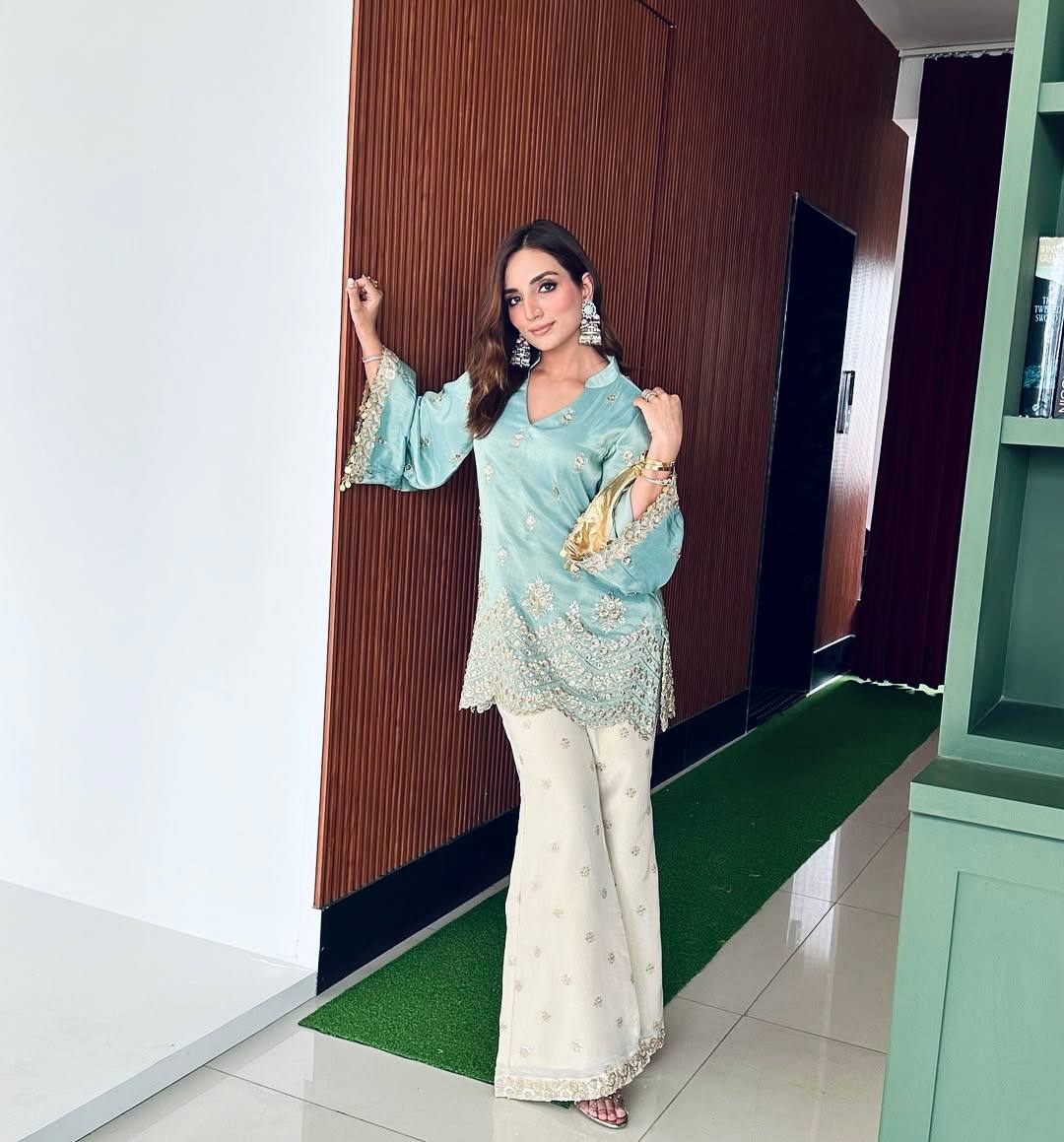 Premium French Crepe Palazzo Suit Set with Soft and Flowy Texture, Paired with Dupatta - Jaipuri Vastra