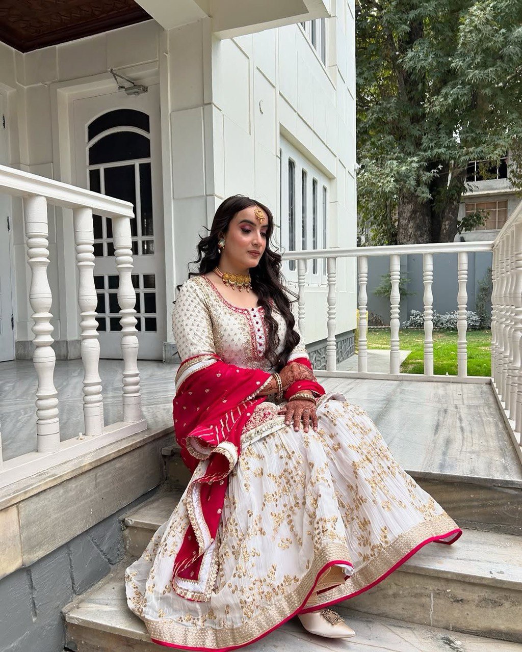 Trendy Faux Georgette Sharara and Dupatta Set Modern Ethnic Style - Jaipuri Vastra