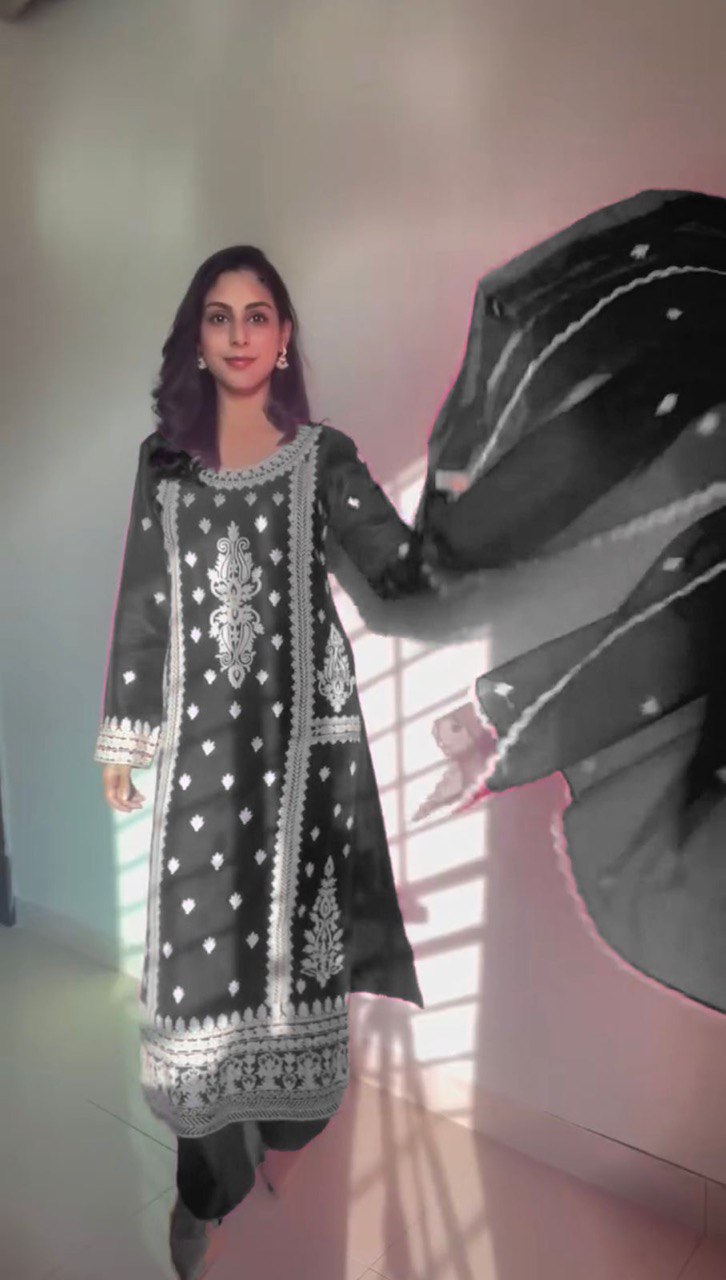 Stylish Roman Silk Palazzo and Dupatta Combination for Elegant Looks - Jaipuri Vastra