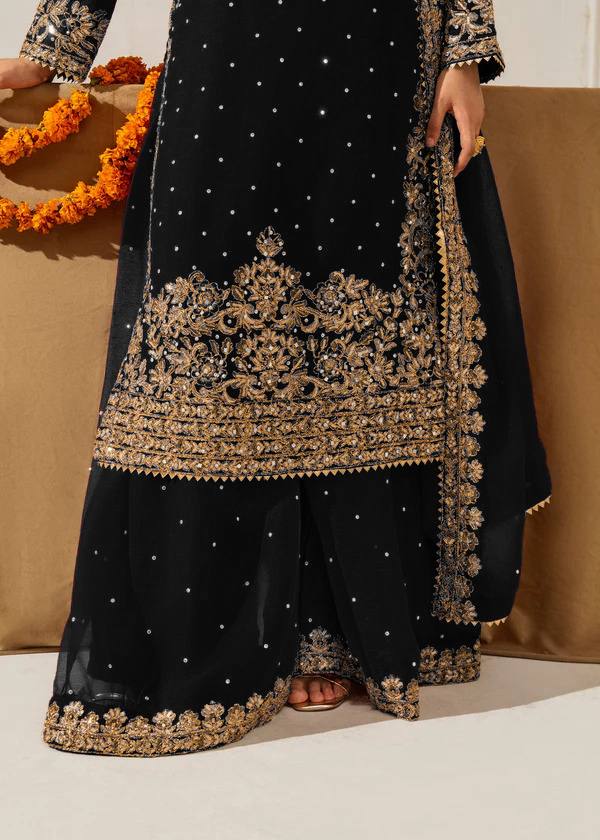 Fully Stitched Maroon Faux Georgette Kurta Plazo Dupatta Set with Intricate Coding and Rivet Moti Embellishments