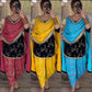 Premium Viscose Velvet Embroidered Dhoti Salwar Suit Set With Dupatta – Fully Stitched
