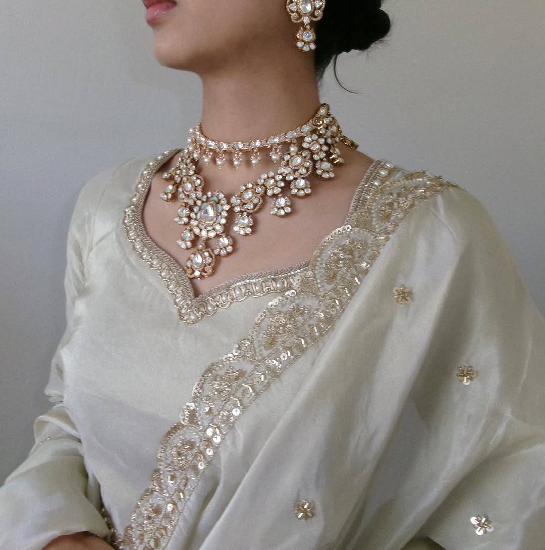 Designer Wedding Wear Neutral Crepe Silk Lehenga Choli with Dupatta – Embroidery & 5mm Sequence Work