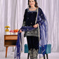 Premium Heavy Velvet Embroidered Suit with Pant & Net Dupatta | Party & Wedding Wear