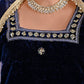 Premium Heavy Velvet Embroidered Suit with Pant & Net Dupatta | Party & Wedding Wear