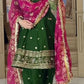 Designer Fandy Silk Embroidered Farshi Salwar Suit with Heavy Dupatta – Premium Party Wear