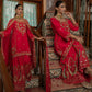 Designer Party Wear Chinon Silk Kurti with Sharara Palazzo & Dupatta – Heavy Embroidery Work Set