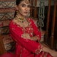 Designer Party Wear Chinon Silk Kurti with Sharara Palazzo & Dupatta – Heavy Embroidery Work Set