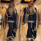 Designer Black Embroidered Farshi Salwar Suit with Heavy Dupatta – Premium Party Wear