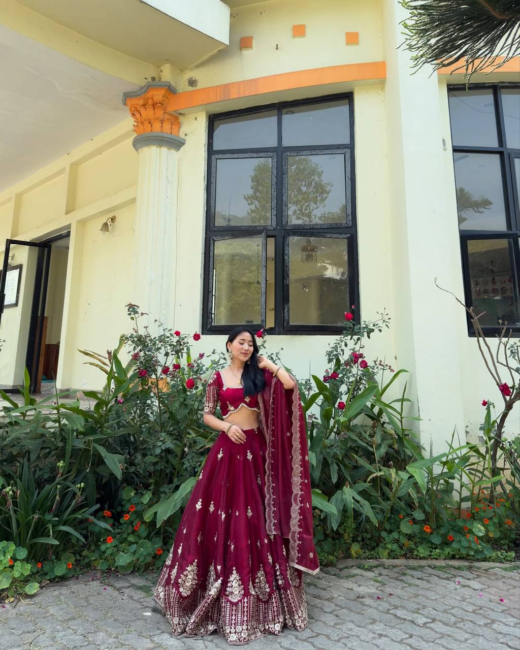 Designer Wedding Wear Heavy GMY Silk Lehenga Choli with Dupatta – Embroidery Sequence Work