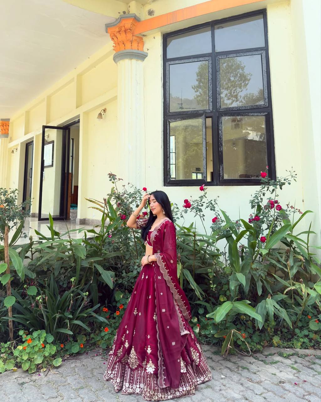 Designer Wedding Wear Heavy GMY Silk Lehenga Choli with Dupatta – Embroidery Sequence Work