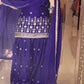 Designer Chinnon Silk Embroidered Dhoti Salwar Suit with Dupatta | Party Wear Set