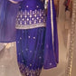 Designer Chinnon Silk Embroidered Dhoti Salwar Suit with Dupatta | Party Wear Set