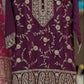 Premium Heavy Chinnon Silk Embroidered Sharara Palazzo Suit with Dupatta | Party Wear Set