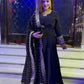Designer Party Wear Natural Crepe Gown with Dupatta – Heavy 5mm Sequence & Embroidery Work