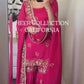 Premium Heavy Faux Georgette Embroidered Top–Sharara Set With Dupatta – Fully Stitched