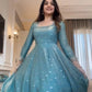 Premium Fendy Silk Anarkali Palazzo Set with Dupatta