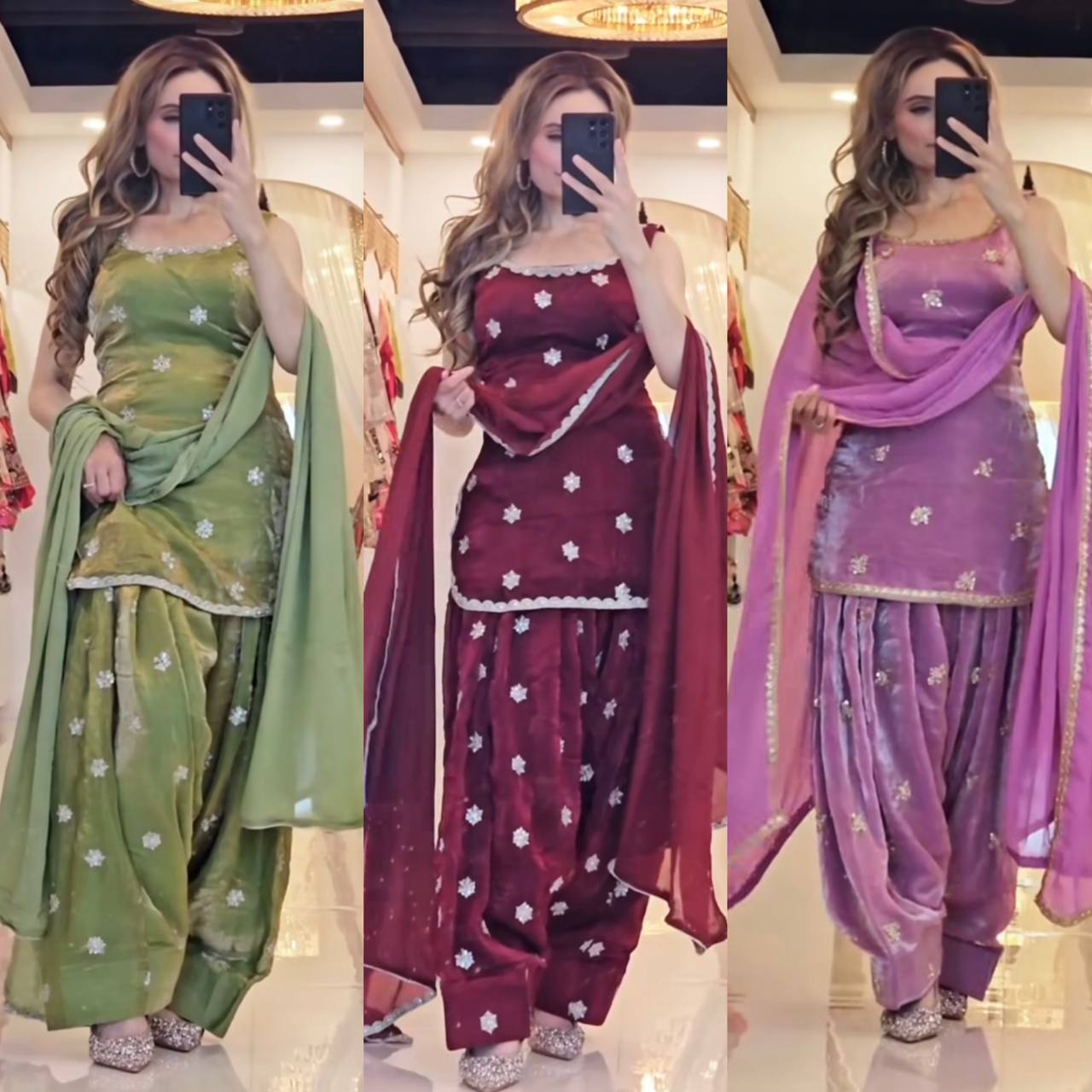 💃 Premium Heavy Fandy Crushi Silk Edition 💃