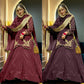 Natural Crepe Silk Heavy Embroidered Top & Lehenga With Dupatta – Premium Party Wear Set