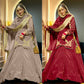 Natural Crepe Silk Heavy Embroidered Top & Lehenga With Dupatta – Premium Party Wear Set