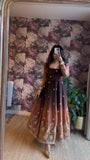 Premium Chinon Silk Anarkali Set with Pant & Dupatta – Fully Stitched
