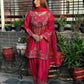 Designer Pure Chinnon Silk Embroidered Pink Suit Set with Organza Dupatta – Premium Party Wear for Women
