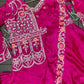 Embroidered Ready-to-Wear Gown Saree with Belt | Party & Wedding Collection