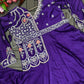 Embroidered Ready-to-Wear Gown Saree with Belt | Party & Wedding Collection