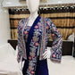 Embroidered Drape Saree Set with Handwork Jacket