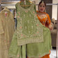Premium Natural Crepe Heavy Embroidered Sharara Suit Set With Dupatta – Party Wear Collection