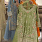 Premium Natural Crepe Heavy Embroidered Sharara Suit Set With Dupatta – Party Wear Collection