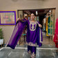 Designer Chinnon Silk Embroidered Suit Set with Pant & Dupatta | Party Wear Collection