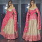 Premium Chinon Silk Heavy Embroidered Lehenga Set With Dupatta – Designer Party Wear (Fully Stitched Top)