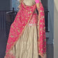 Premium Chinon Silk Heavy Embroidered Lehenga Set With Dupatta – Designer Party Wear (Fully Stitched Top)
