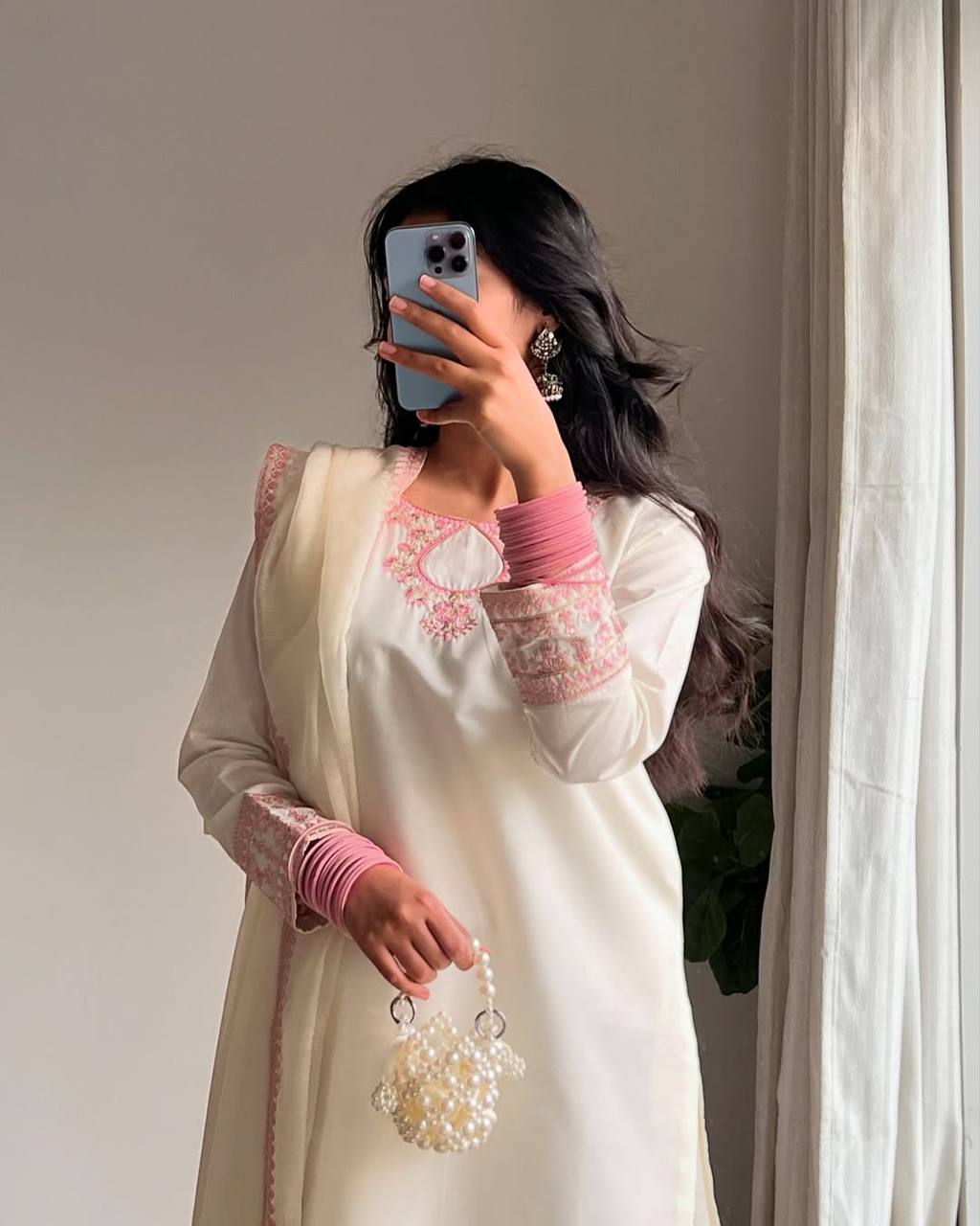 Premium Rayon Cotton Silk Farshi Salwar Suit with Embroidery & Dupatta