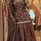 Premium Heavy Fandy Silk Designer Top Lehenga Set With Sequence Embroidery & Dupatta