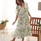 Soft Georgette Floral One-Piece Dress – Stitched & Ready to Wear - Jaipuri Vastra
