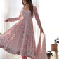 Beautiful Chiffon Anarkali with Dupatta and Pant Ready to Wear - Jaipuri Vastra