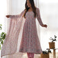 Beautiful Chiffon Anarkali with Dupatta and Pant Ready to Wear - Jaipuri Vastra