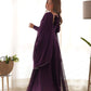 Pure Soft Fox Georgette 7 Meter Flared Anarkali with Dupatta and Pant Set - Jaipuri Vastra