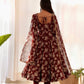 Elegant Laheriya Style Fox Georgette Anarkali with Dupatta and Pant Ready to Wear - Jaipuri Vastra