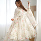 Premium Organza Silk Full-Flare Anarkali with Canvas Trim and Coordinated Dupatta & Pant - Jaipuri Vastra