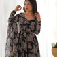 Elegant Laheriya Style Fox Georgette Anarkali with Dupatta and Pant Ready to Wear - Jaipuri Vastra