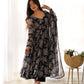 Elegant Laheriya Style Fox Georgette Anarkali with Dupatta and Pant Ready to Wear - Jaipuri Vastra