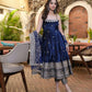 Pur Vichitra Silk Premium Anarkali Suit Set with Pant & Dupatta – 3 PCS