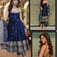 Pur Vichitra Silk Premium Anarkali Suit Set with Pant & Dupatta – 3 PCS