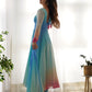 Lightweight Soft Fox Georgette Anarkali Dupatta and Pant Set for Summer Weddings - Jaipuri Vastra