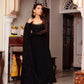 Designer Faux Georgette Top with Lace Border and Handwork, Cotton Elasticated Pant, and Embroidered Dupatta