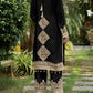 Graceful Occasion Wear with Sequin-Adorned Faux Georgette Top, Flowy Palazzo and Dupatta - Jaipuri Vastra