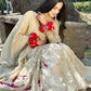 Ready to Wear Chinnon Silk Set with Heavy Sequence Work and Dupatta - Jaipuri Vastra