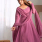 Designer Collection in Faux Georgette with Embroidered Gown and Dupatta - Jaipuri Vastra